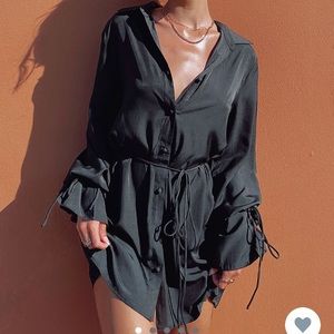 Forbidden Mini Dress in Black